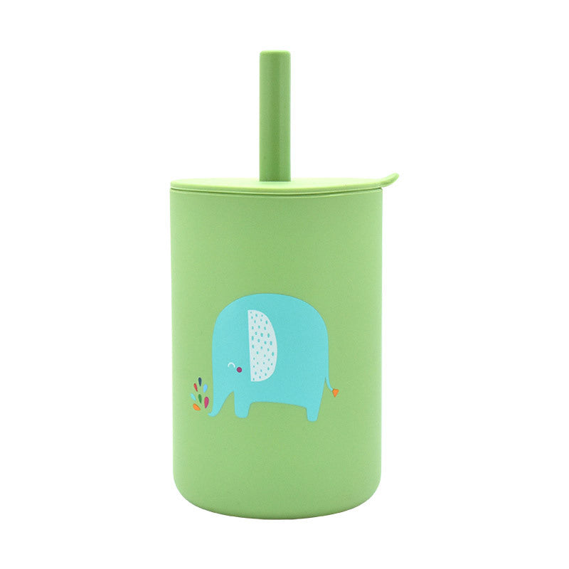 Leak-proof Silicone Children's Drinking Cup for Baby