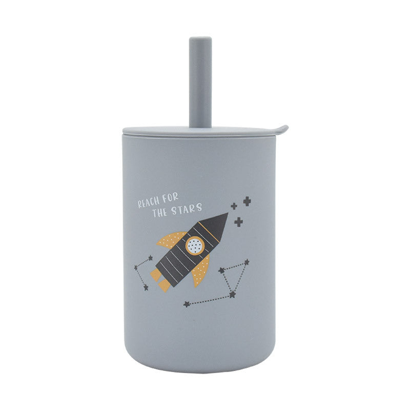 Leak-proof Silicone Children's Drinking Cup for Baby